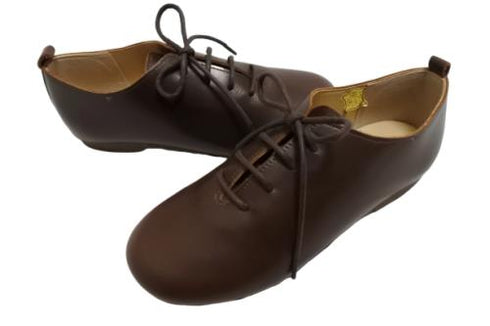 【かぼちゃの馬車CA-15 ブラウン】ころんと靴紐シューズ